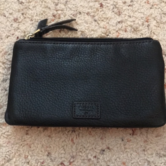 Fossil leather purse and matching wallet - Picture 3 of 4